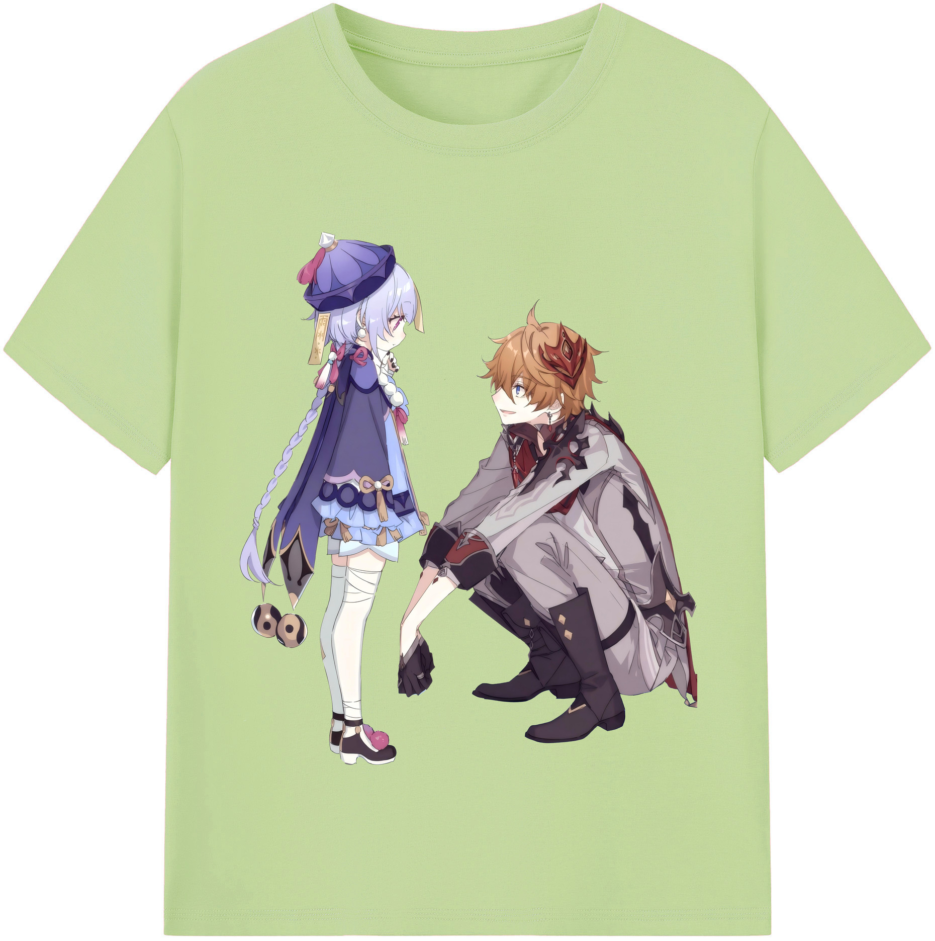 げんし神 七七 なな  genshin Nana 綿100％半袖Tシャツ（フロントプリント）